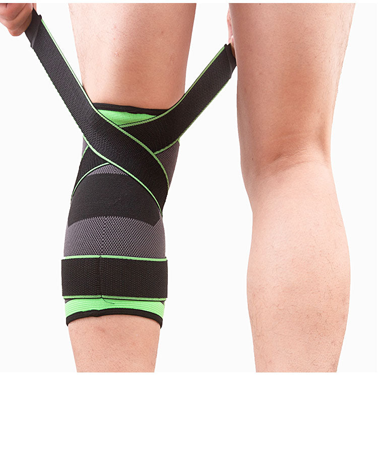 HX015 Strap Knee Pad Breathable Knee Support Sport Nylon Knee Sleeve Comfortable Knee Brace