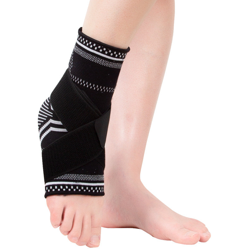 HH006 Customize Elastic Foot Ankle Protection Non-slip Compression Ankle Brace Compression Sleeve Ankle Straps Wrap