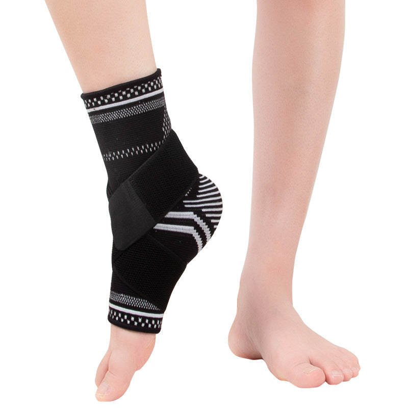 HH006 Customize Elastic Foot Ankle Protection Non-slip Compression Ankle Brace Compression Sleeve Ankle Straps Wrap