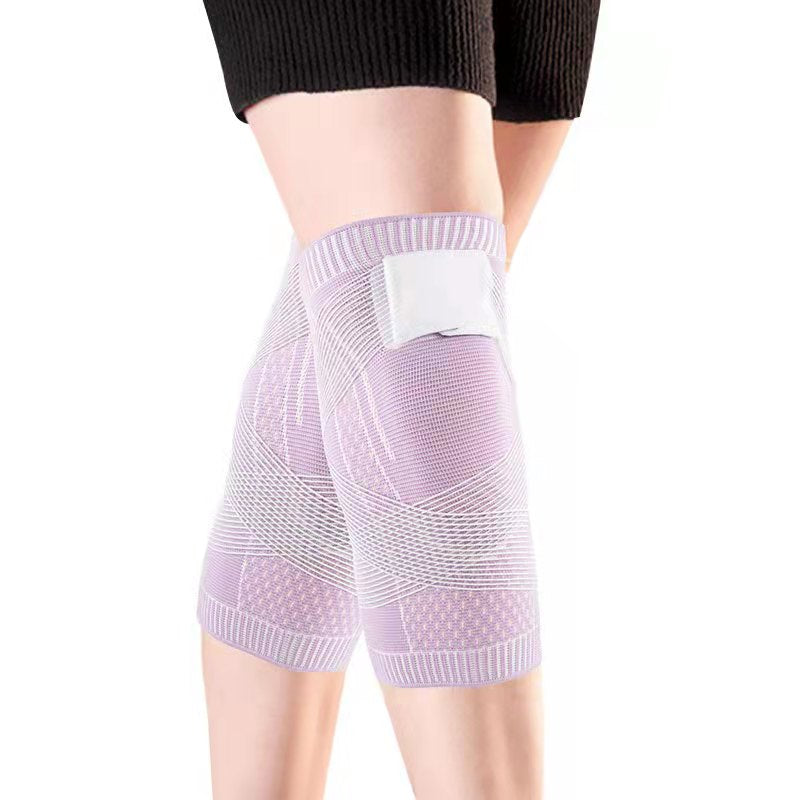 HX001 Ollas summer thin knee pads knitted knee pads nylon breathable straps knee pads